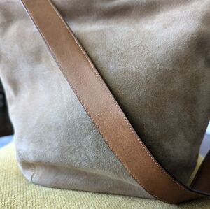 Coach Suede soulder Bag
